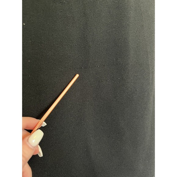 Divided Black Wrap Mini Dress Spaghetti Strap Tie Waist Size 12 - Picture 7 of 9